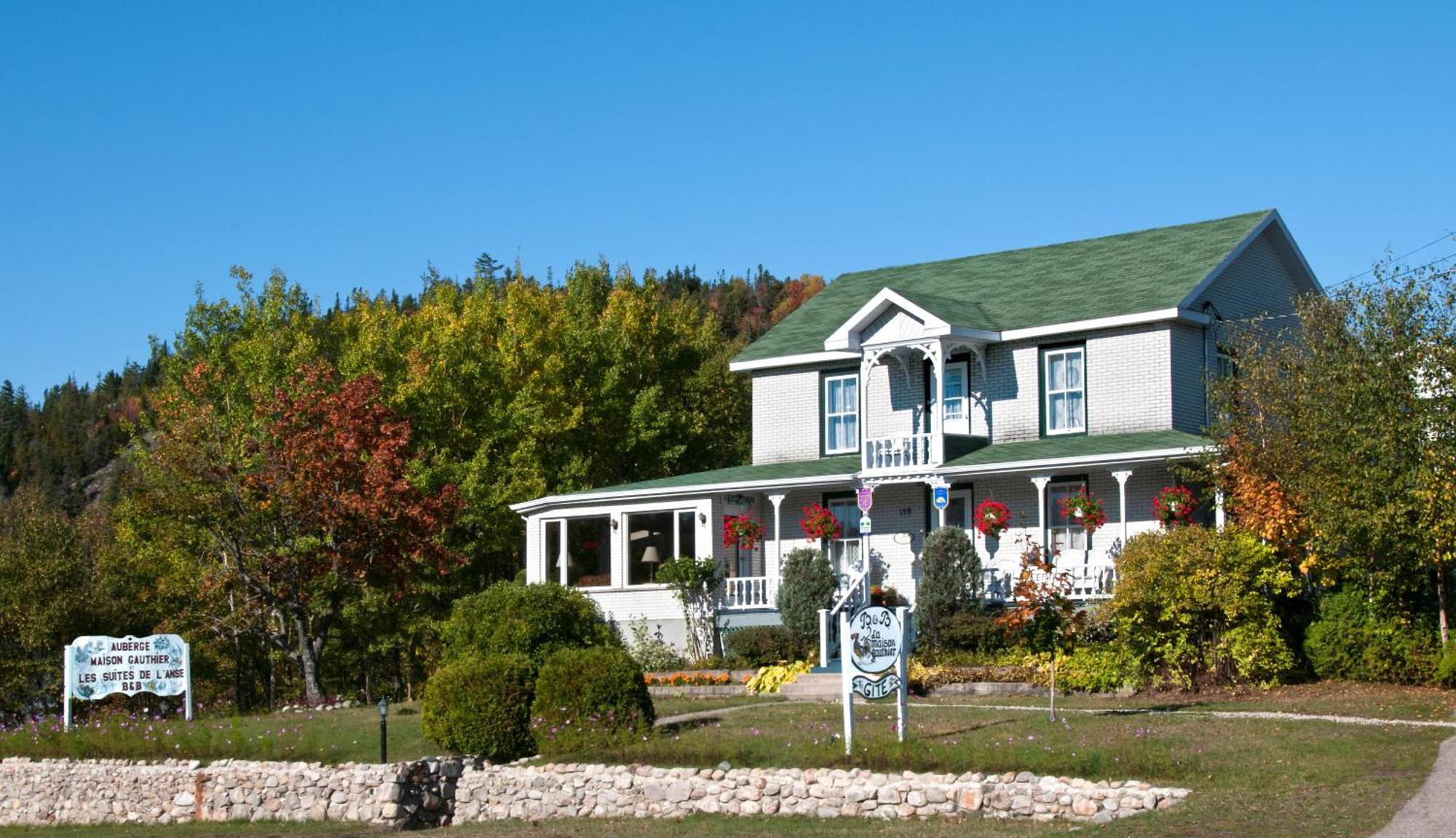 Auberge Maison Gauthier Tadoussac Exteriér fotografie